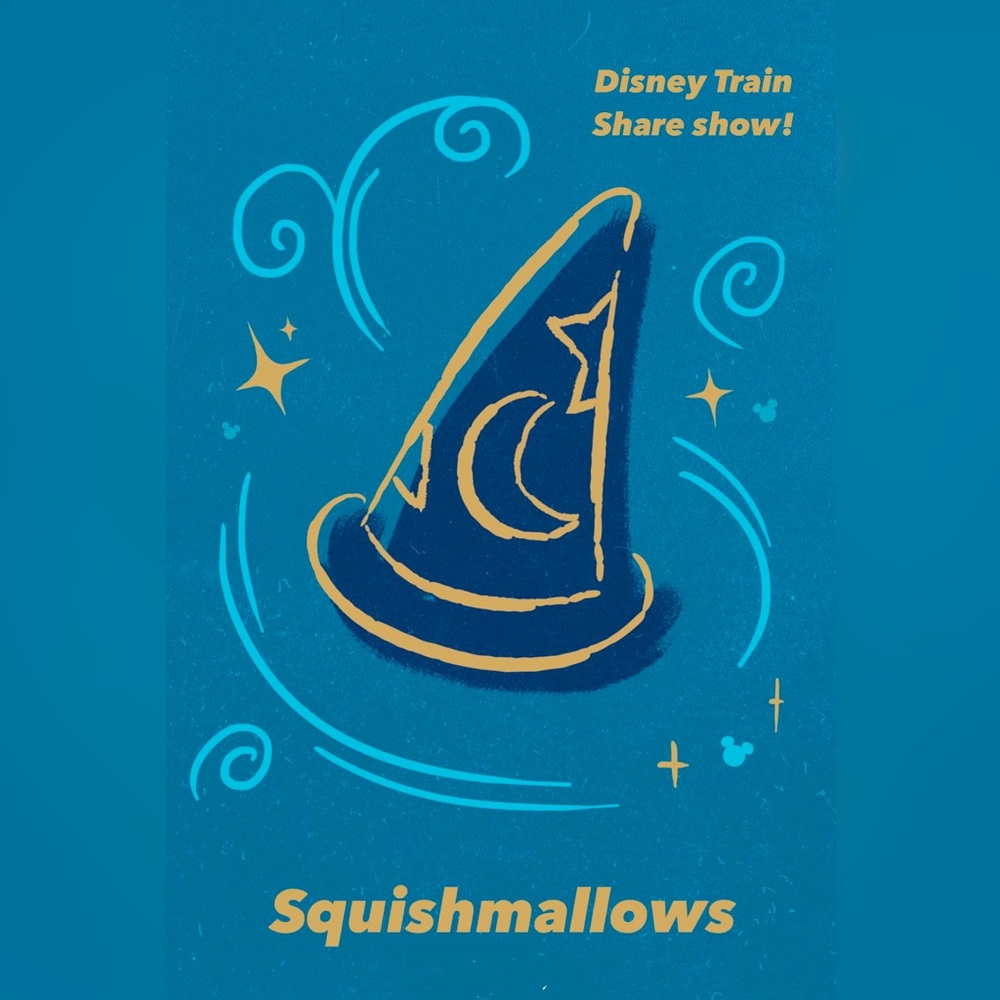 Disney Share Show Train Flyer Squishmallows Galore